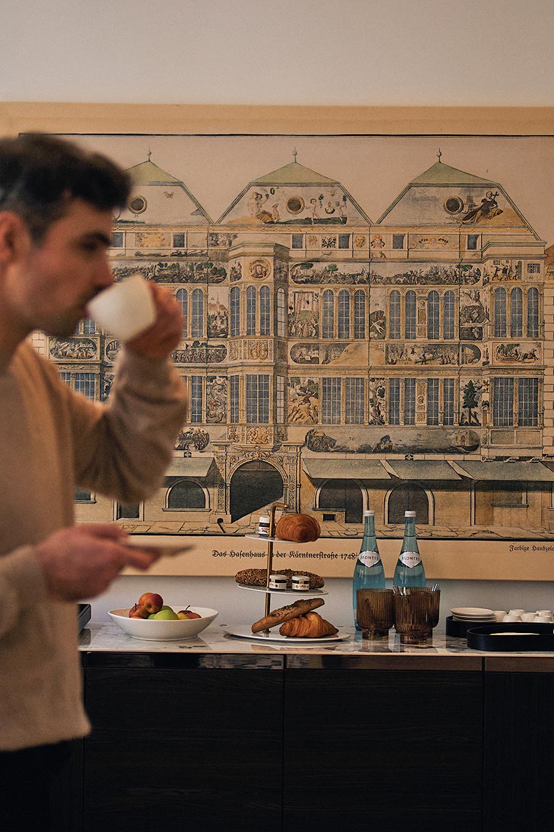 Morning Coffee and Croissants at LOVIS Vienna